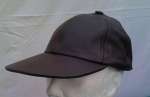 Casquette am�ricaine cuir marron